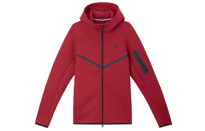 Nike Nike WINDRUNNER Sweatshirt Men's Red Black