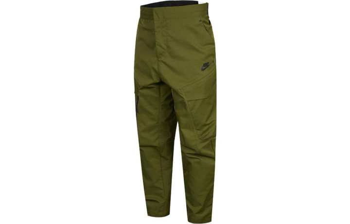 Nike Nike Casual Pants Men's Green Moderate Straight Fit Pants