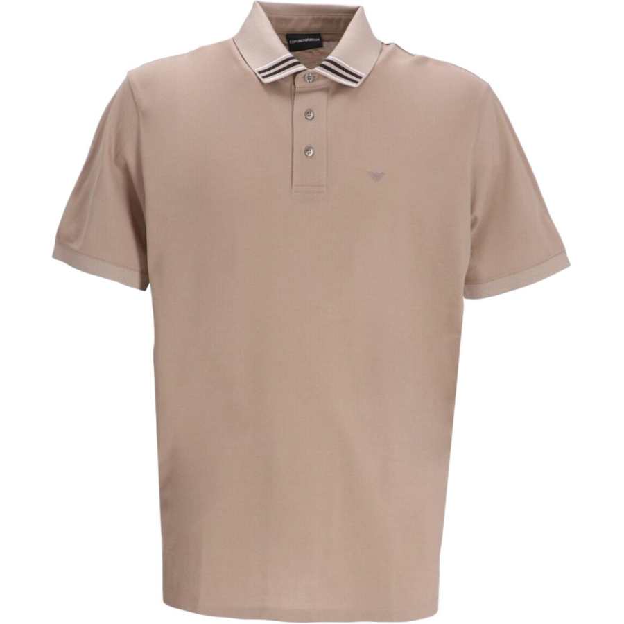 EMPORIO ARMANI Logo embroidered Polo Shirt