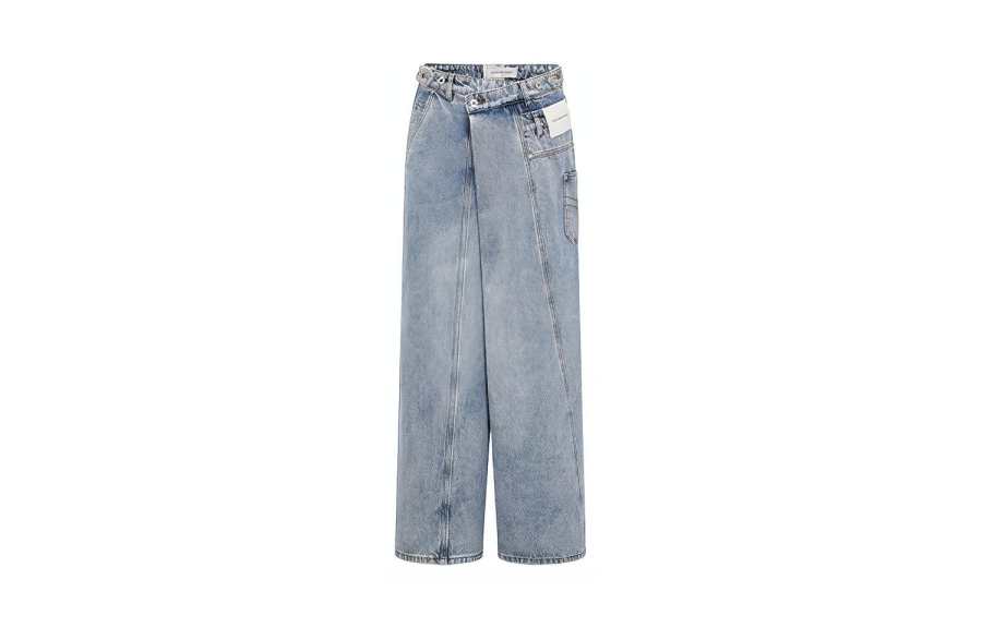 Feng Chen Wang Feng Chen Wang Twisted Wide-leg Jeans
