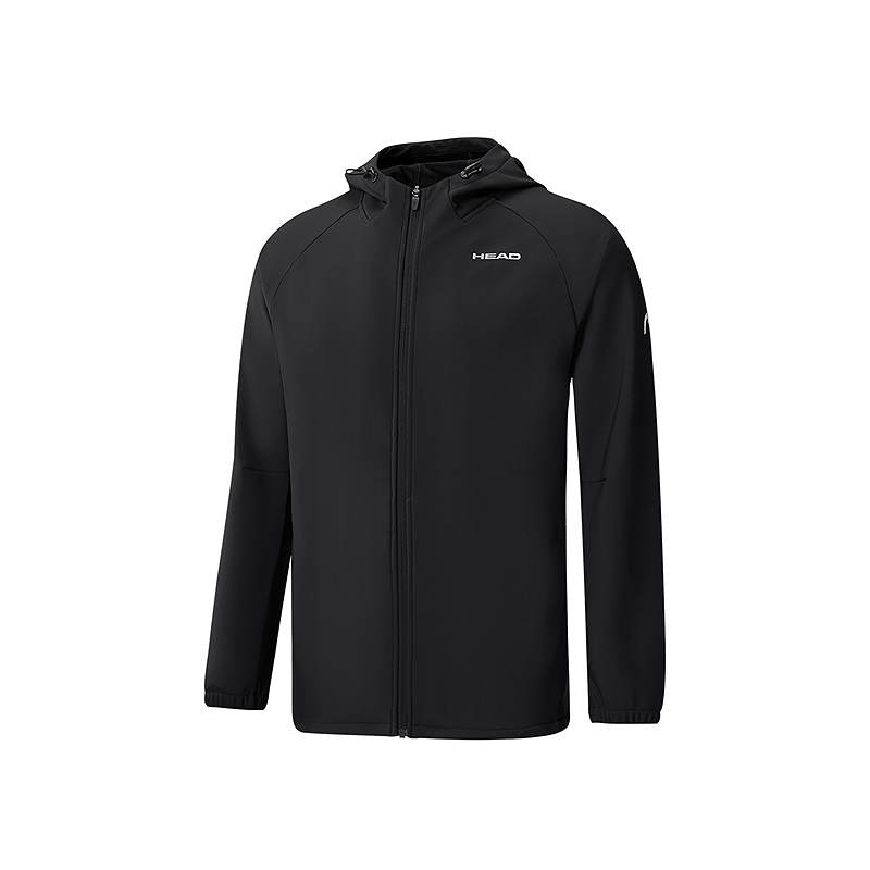 HEAD HEAD Jackets Men's Black Hooded Thickened Other
