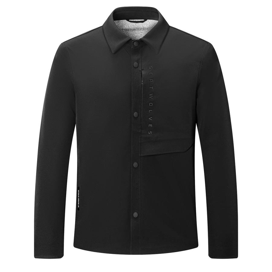 SEPTWOLVES SEPTWOLVES Jackets & Coats Men's Black