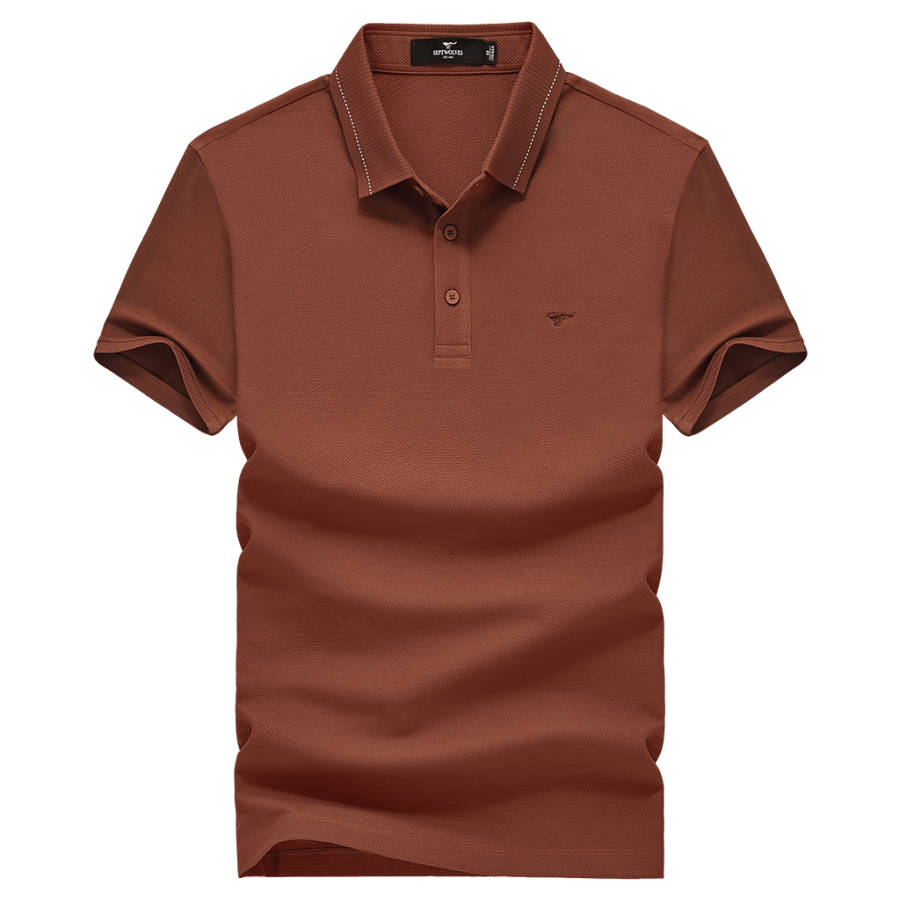 SEPTWOLVES SEPTWOLVES Polo Shirt Unisex Red Bronze