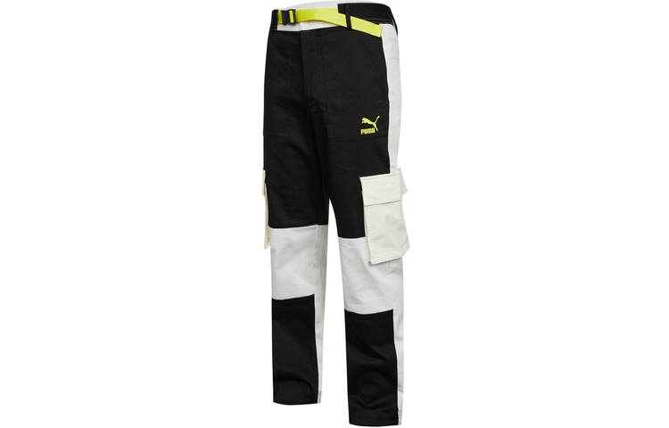 PUMA PUMA Casual Pants Men's Black Thickened Cargo Pants