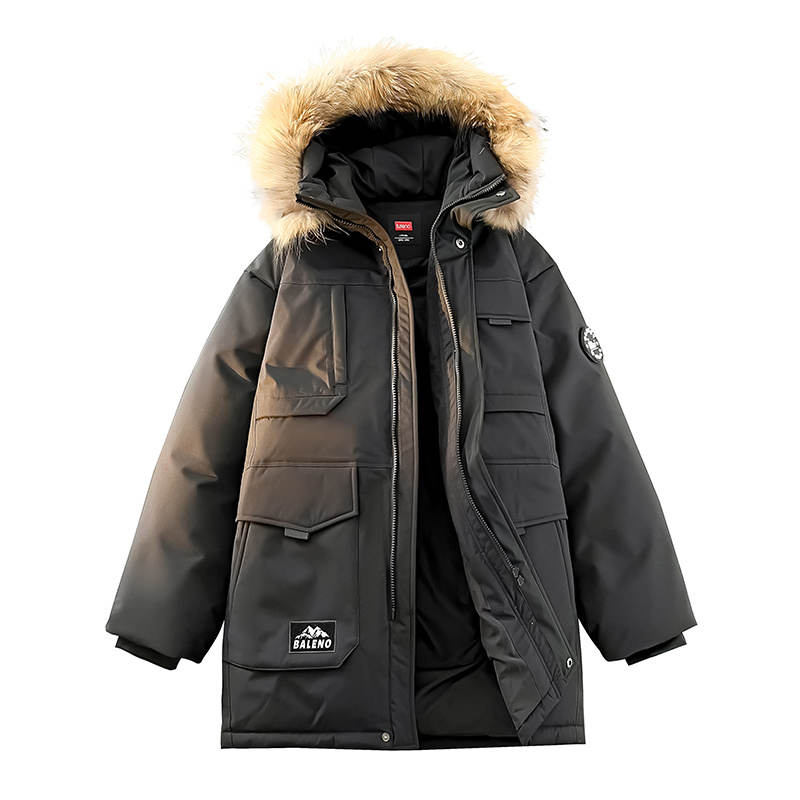 BALENO BALENO Down Jackets Unisex Hooded Thickened Down Coat