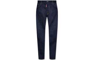 DSQUARED 2 Dsquared2 Logo Patch Straight Leg Jeans
