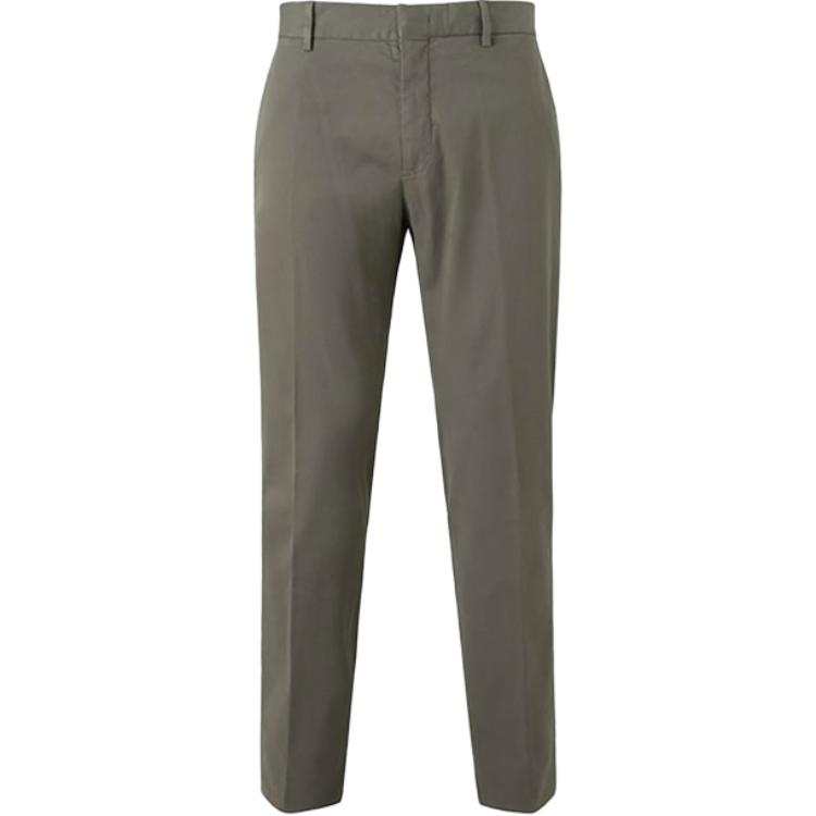 Ermenegildo Zegna Casual Pants Men's Ecru Moderate Slim Fit Pants