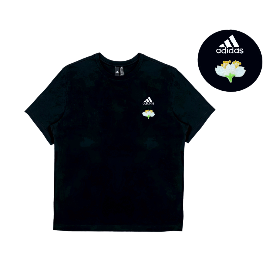 Adidas Adidas T Shirts Unisex Black Crew Neck Moderate Straight Fit