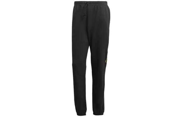 Adidas Adidas Casual Pants Men's Black Moderate Straight Fit Pants