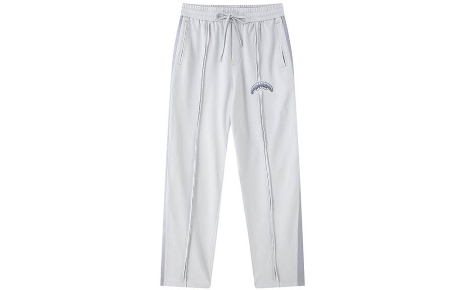 SPRAYGROUND SPRAYGROUND Knitted Sweatpants Unisex Gray White