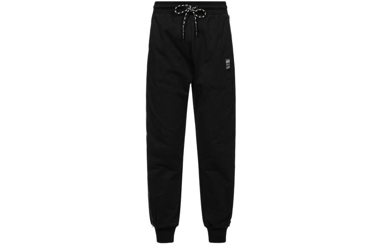 EVISU EVISU Casual Pants Men's Black Moderate Sweatpants