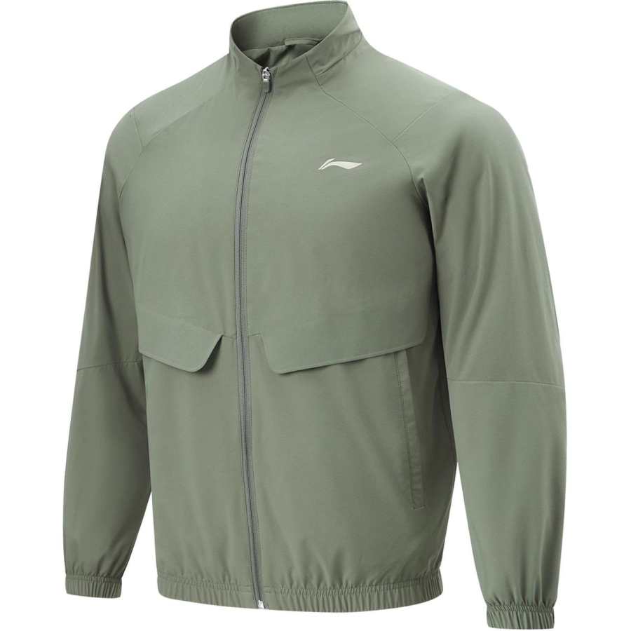Li-Ning Li Ning Fitness Series Jackets & Coats Men's Snail Smoky Green