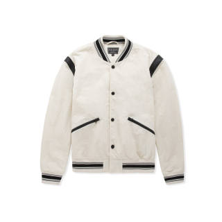 GUESS Jackets Men's G011 White Baseball Collar Moderate Other