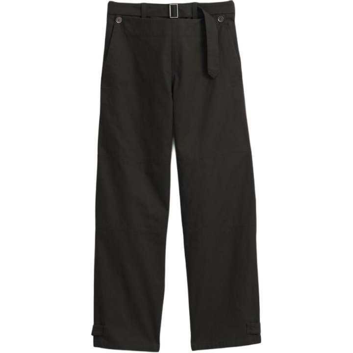 ZARA ZARA SRPLS Casual Pants Men's Dark Green Moderate Straight Fit Pants