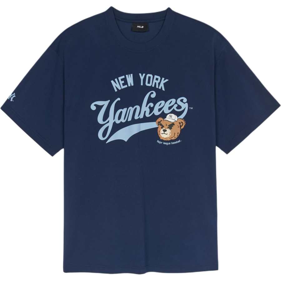 MLB MLB T Shirts Unisex Marine Blue Crew Neck