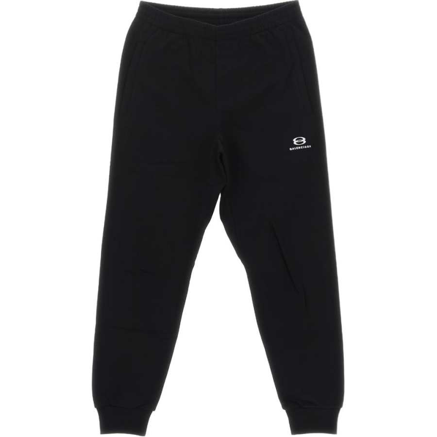 Balenciaga Knitted Sweatpants, Regular Fit Men's Black