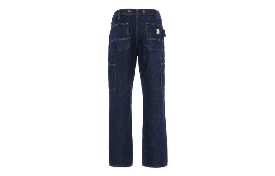 Carhartt 103890 HEAVYWEIGHT DOUBLE FRONT UTILITY LOGGER JEAN Jeans Relaxed Fit Men's BLUE/Blue