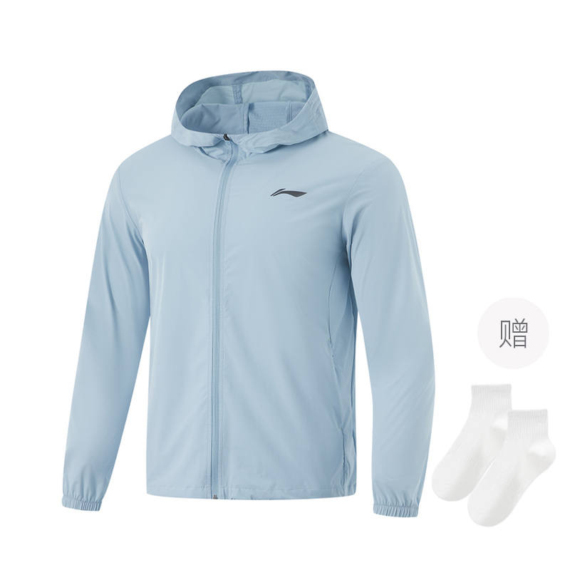 Li-Ning Li Ning Running Collection Trench Coat Unisex Soft Matte Blue