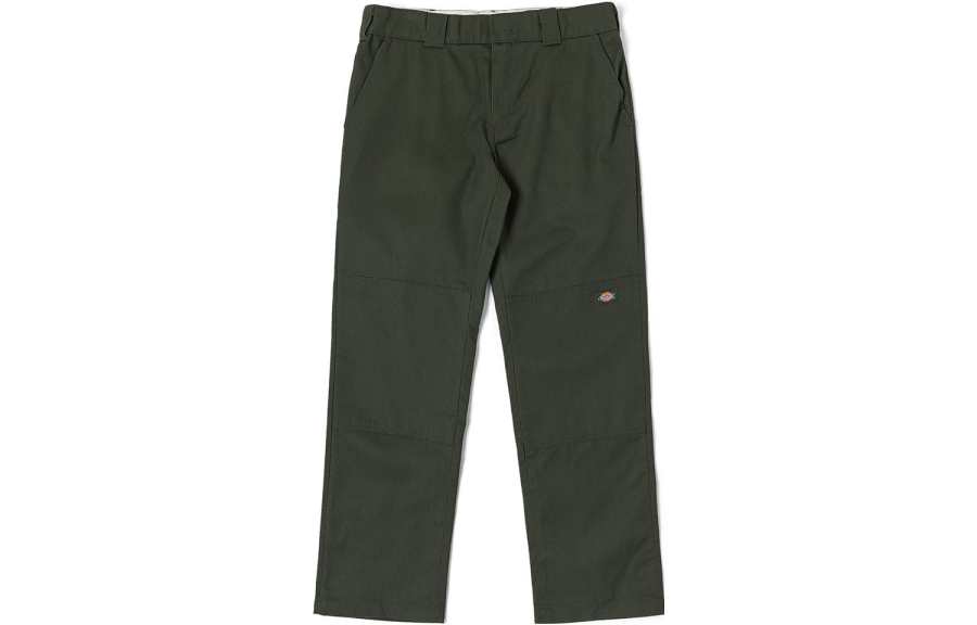 Dickies Jeans Unisex Olive Green Moderate Straight Fit Pants