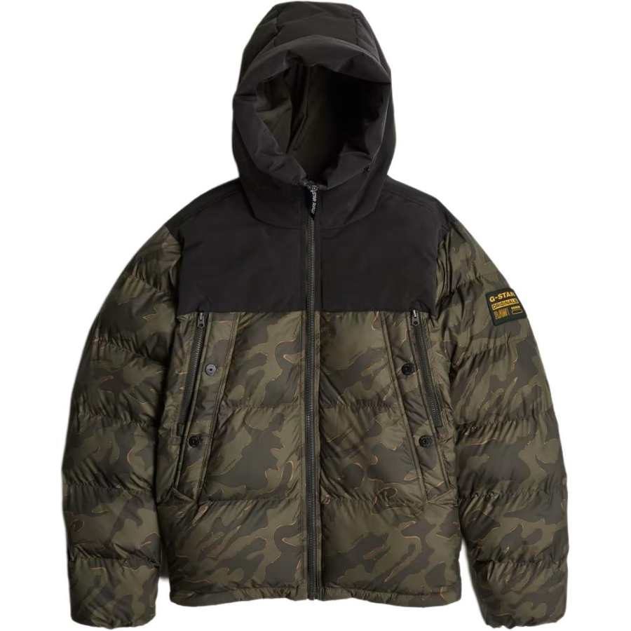 G-STAR RAW G STAR RAW Puffer Jacket Men's Dark Olive Green