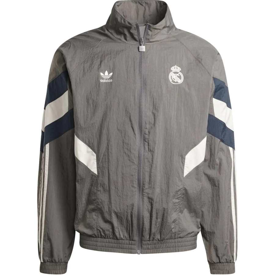 Adidas Originals REAL MADRID TRACK Jacket Men's Gray