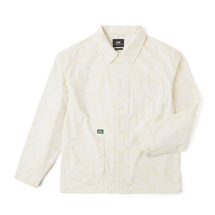 Lee Lee Jackets Men's Ivory Lapel Moderate Workwear