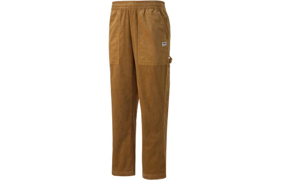 PUMA Classics Mixtape Track Casual Pants Men's Brown Moderate Straight Fit Pants