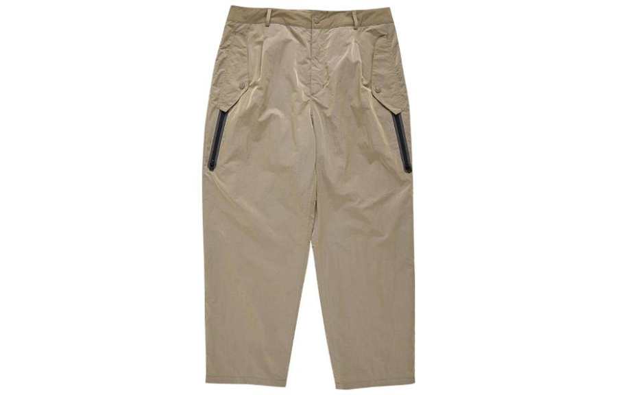 New Balance New Balance Casual Pants Unisex Beige Moderate Straight Fit Pants