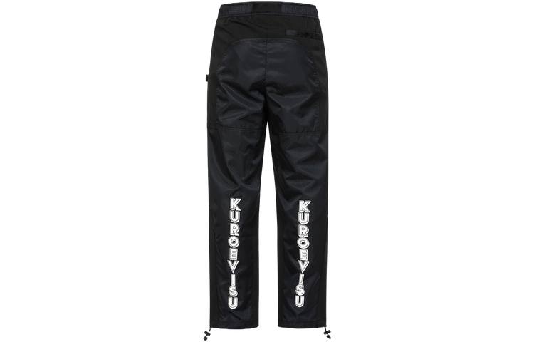 EVISU EVISU Casual Pants Men's Black Moderate Cuffed Pants