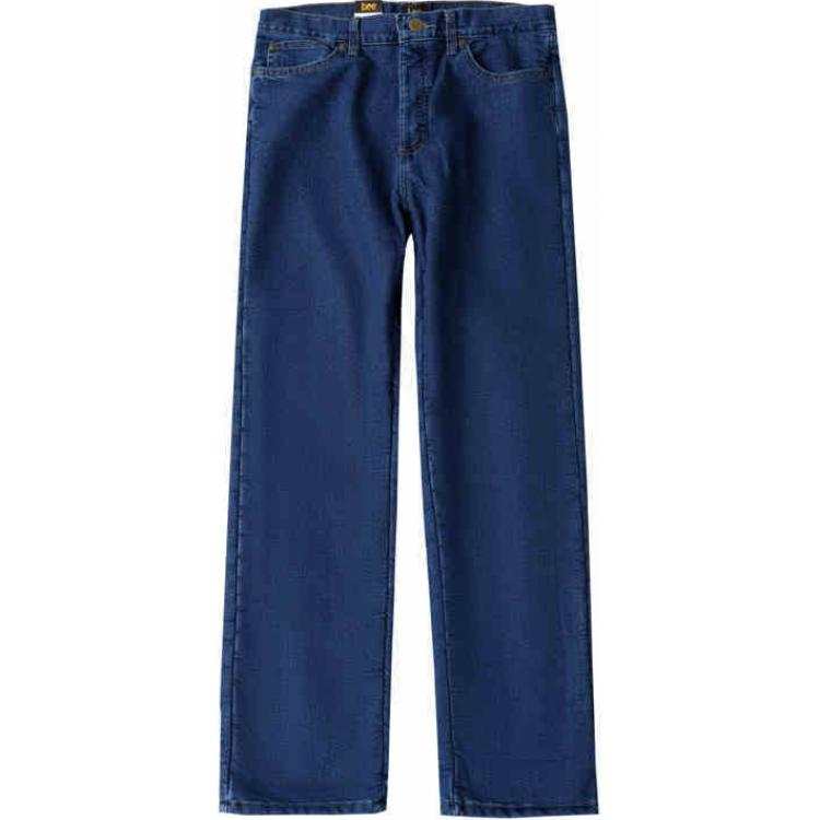 Lee Jeans Men's Dark Blue Moderate Straight Fit Pants