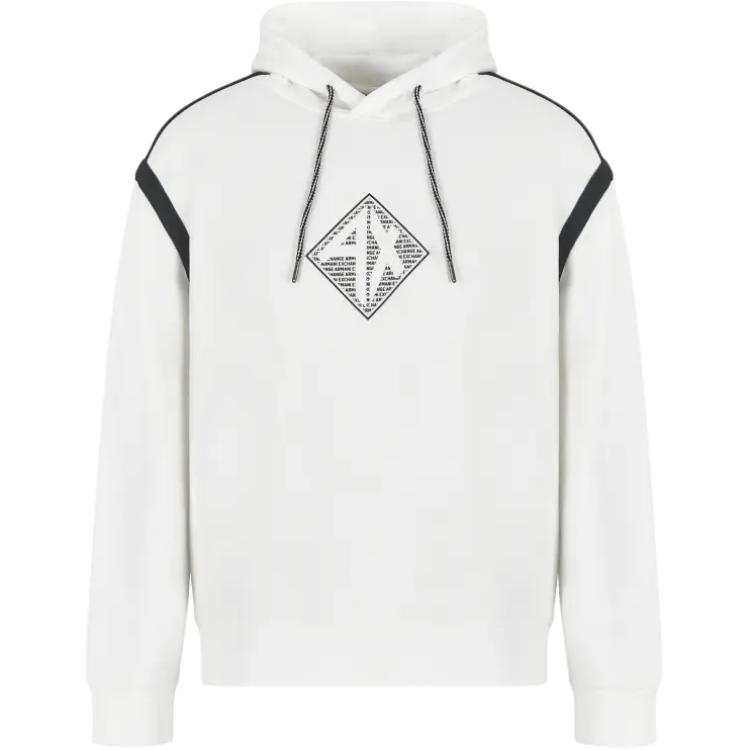 ARMANI EXCHANGE Armani Exchange diamond-graphic hoodie
