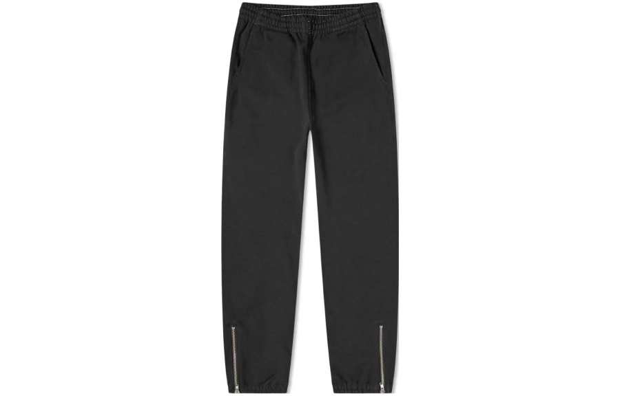 Nanamica Casual Pants Men's Black Moderate Straight Fit Pants
