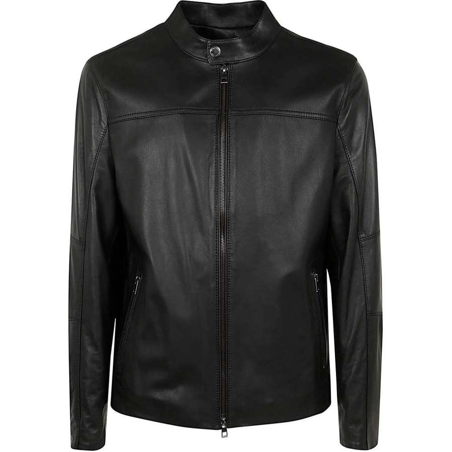 MICHAEL KORS Leather Racer Jacket
