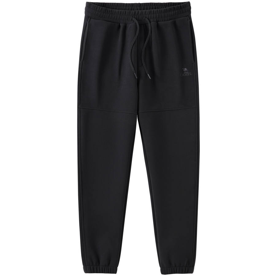 CAMEL CAMEL Double Sided Velvet Anti Static Stretch Elastic Cuff Warm Retaining Knee Protecting Knitted Sweatpants Men's