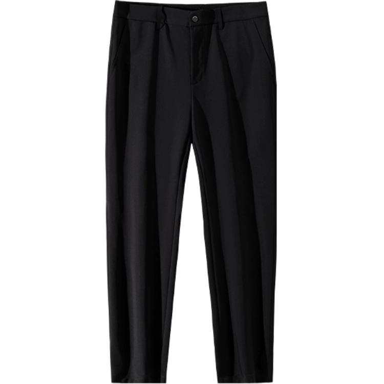 Anta All weather Comfortable Casual Minimalist Style Straight Fit Mid Rise Fleece Lined Knitted Sweatpants Men's