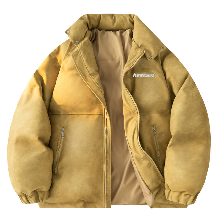 Kawasaki Puffer Jackets Unisex Stand Collar Thickened Other