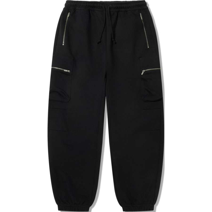 Li-Ning Li Ning x PLEASURES Knitted Sweatpants Men's Black