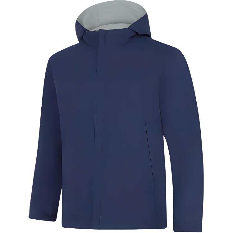 Li-Ning Li Ning Trench Coat Men's Dark Ship Blue/Gray Mist Green