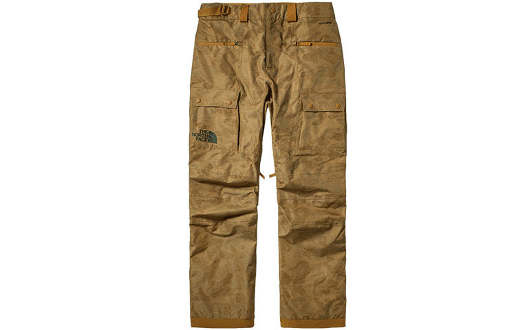 THE NORTH FACE Windbreaker Pants Men's Brown Moderate Straight Fit Pants