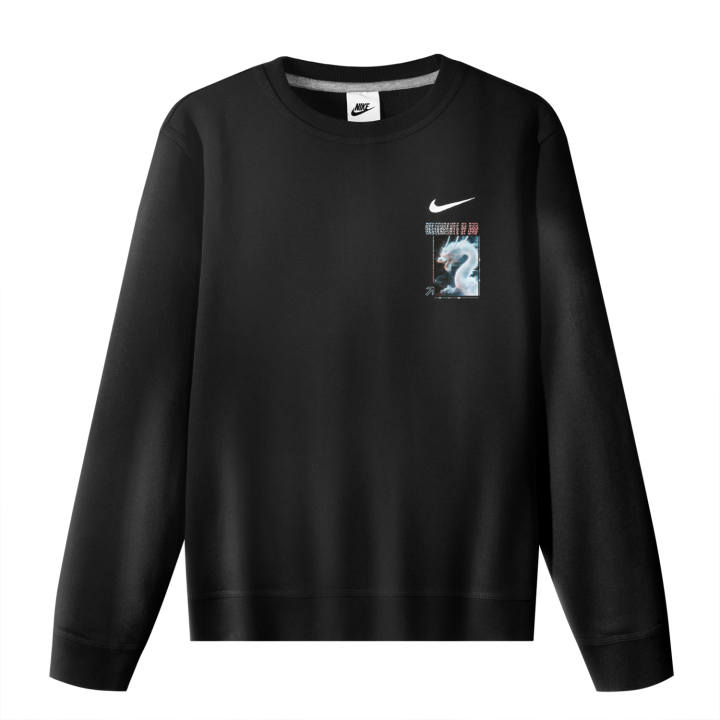 Nike Nike Sweatshirts Unisex Black Crew Neck Moderate Regular