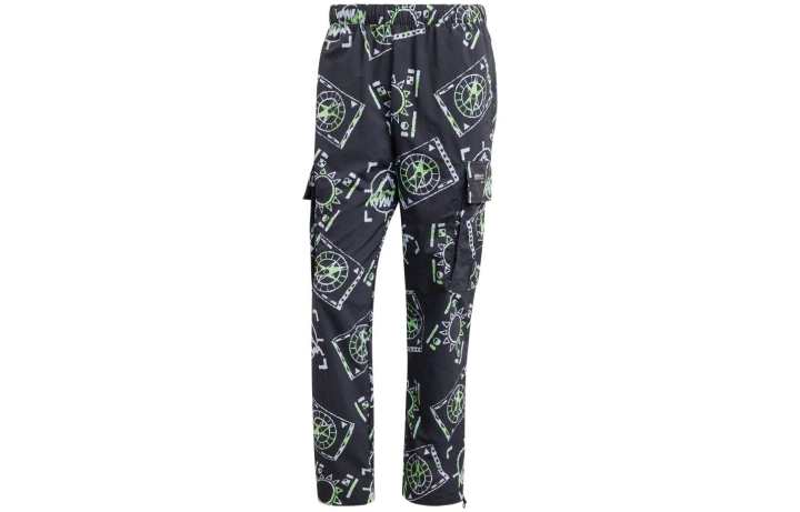 Adidas Adidas X Bape Collaboration Casual Pants Men's Multicolor Moderate Straight Fit Pants
