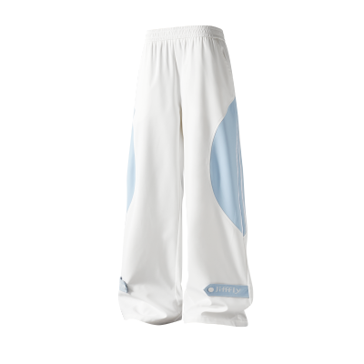 Jifffly Casual Pants Unisex Moderate Straight Fit Pants