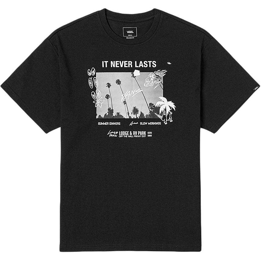 Vans Vans T Shirts Unisex Black Crew Neck Moderate