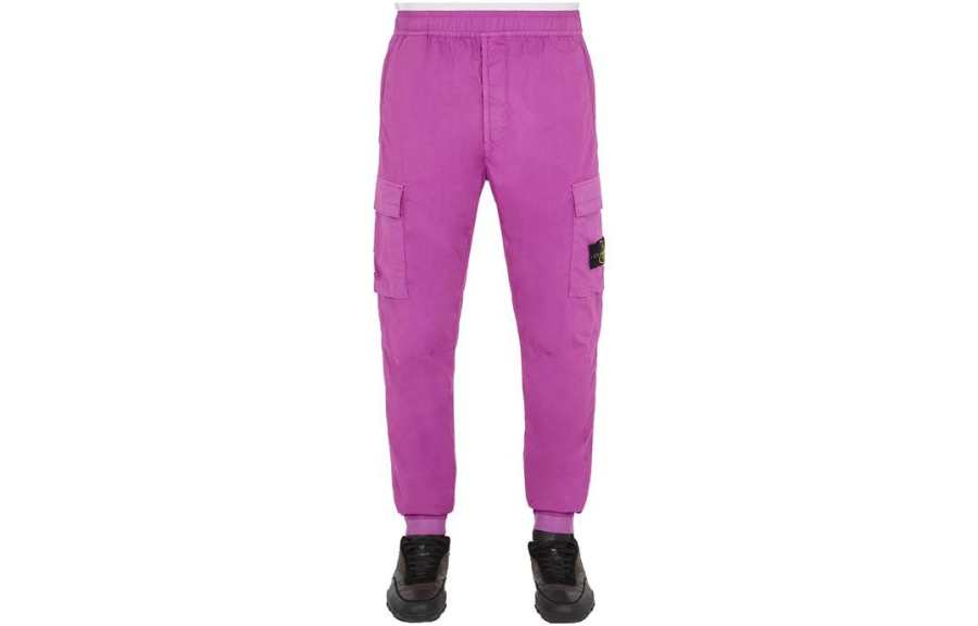 STONE ISLAND Compass-motif Cargo Trousers