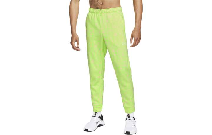 Nike Nike Therma FIT Studio '72 Knitted Sweatpants Men's Green Yellow