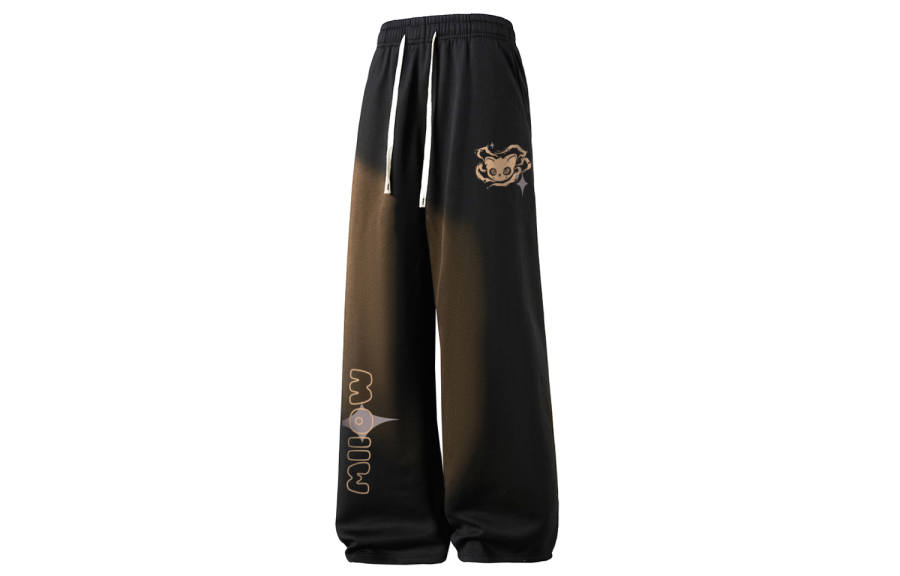 MIIOW Casual Pants Unisex Moderate Straight Fit Pants