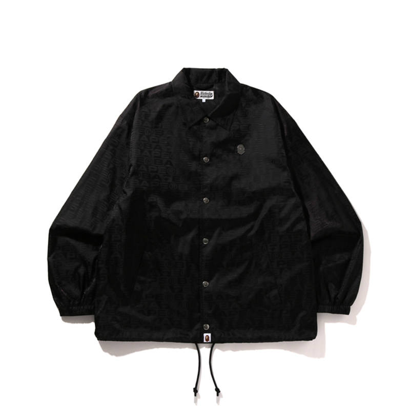A BATHING APE A BATHING APE Lux Sport Pattern Jacquard Nylon Coach Jacket