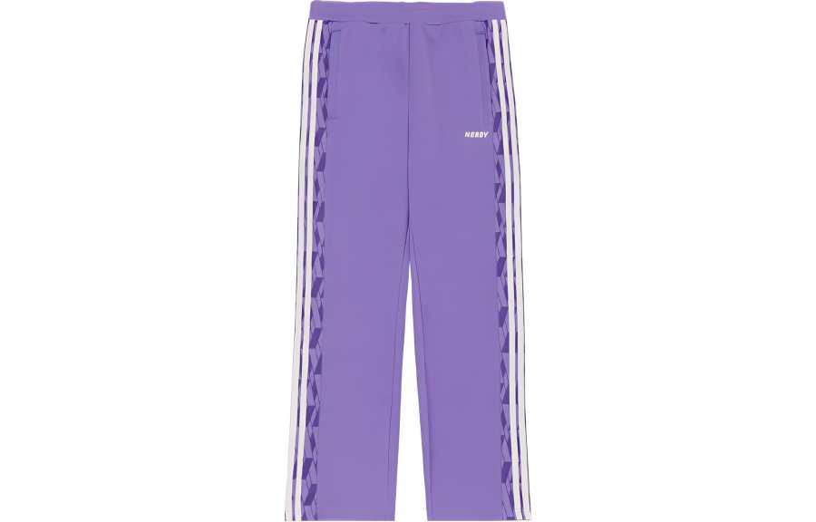 Nerdy Nerdy Casual Pants Unisex Purple