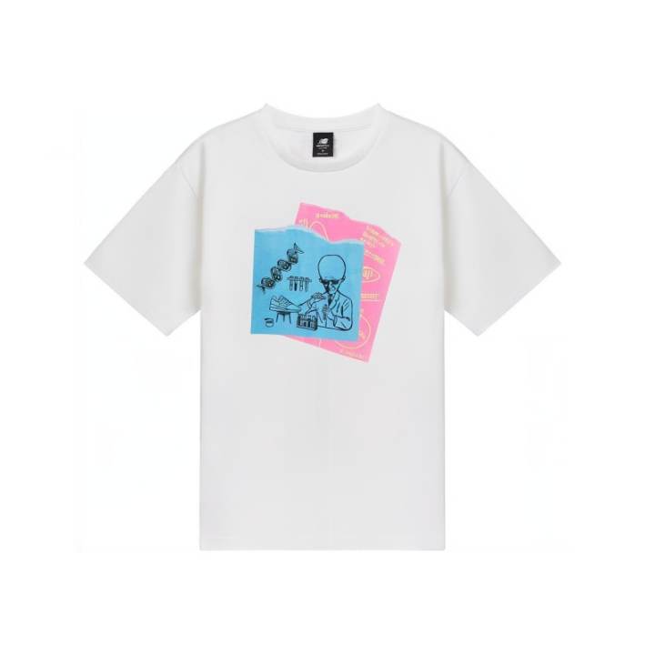 New Balance New Balance Athletics Evans Science T Shirt Unisex White