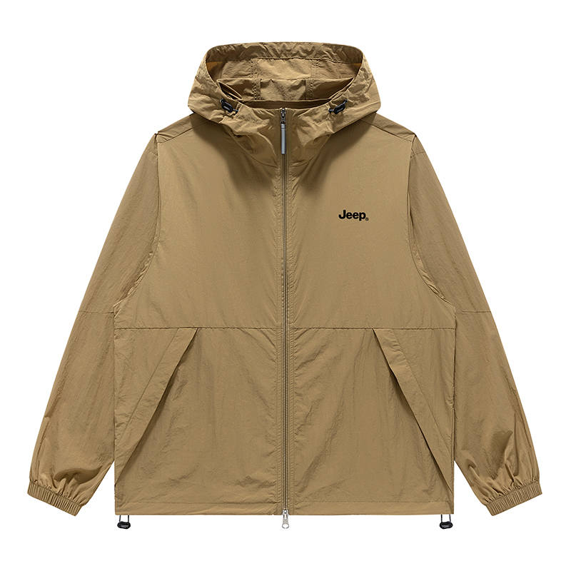 Jeep Sun Protection Clothing Men's Camel